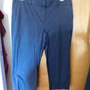 Cotton Covington Capri Slacks Size 16
